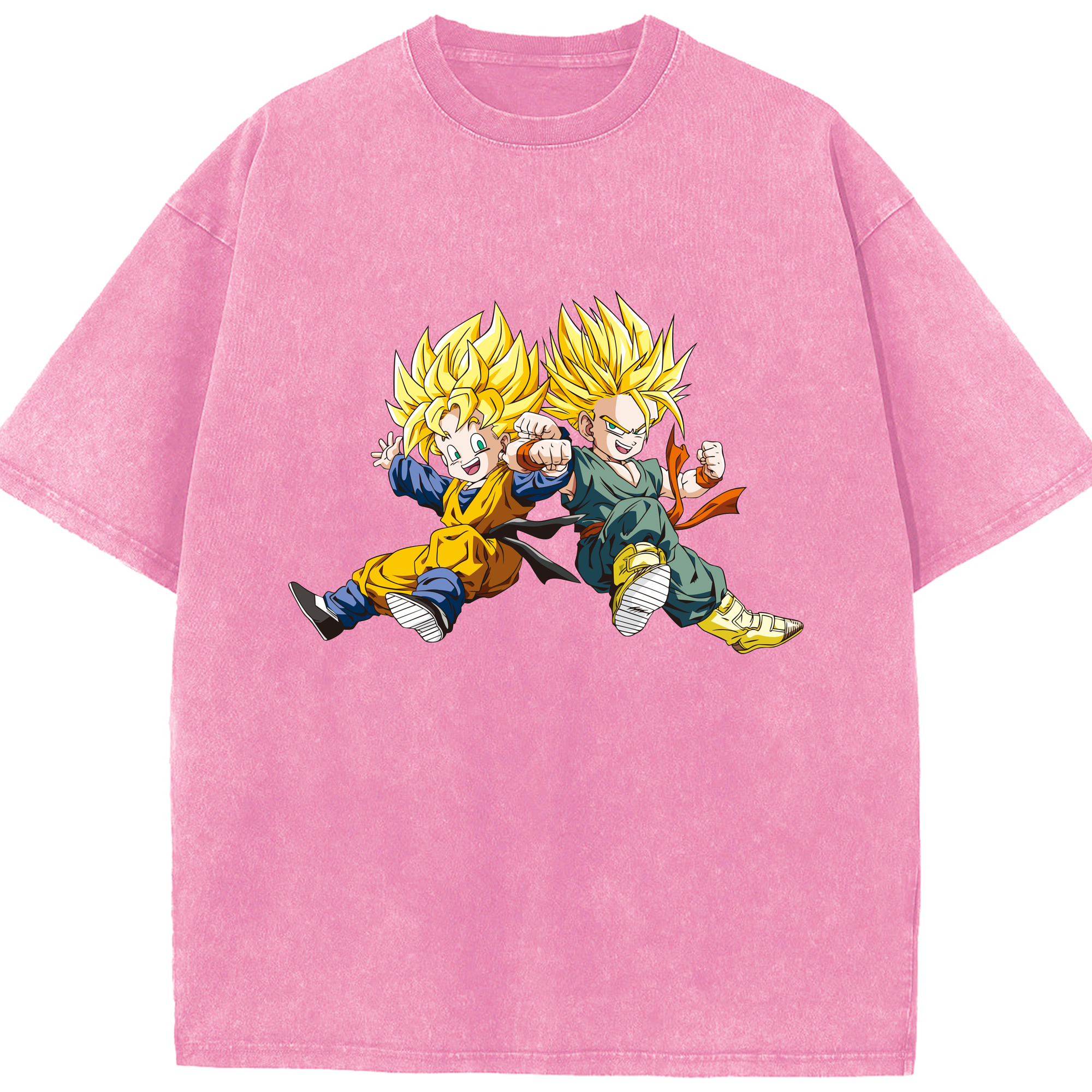 ドラゴンボール 孫悟空（そん ごくう）Son Goku カカロット DRAGON BALL Kakarotto 綿100% ヴィンテージ風 半袖Tシャツ（フロントプリント）